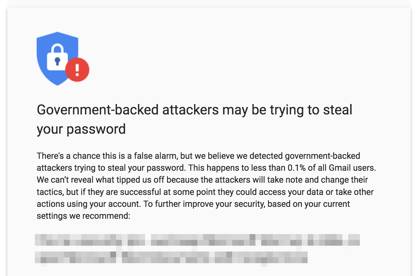 Government-backed attackers may be trying to steal your password
